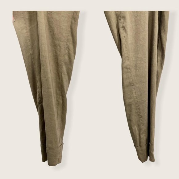 Eileen Fisher Linen Blend Pull On Tapered Pants Size 18 - Picture 3 of 13